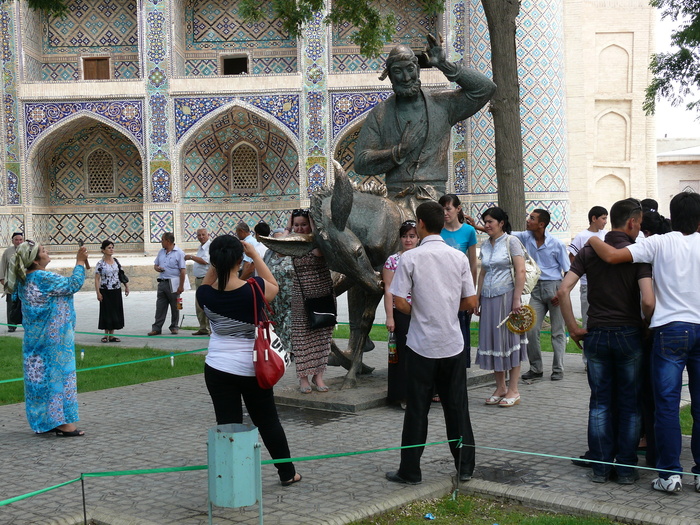 Bild: Buchara: Nasreddin-Denkmal